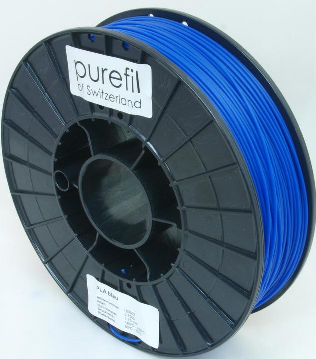 Actual product image Purefil Filament (PLA, 1.75 mm, 750 g, Blue)