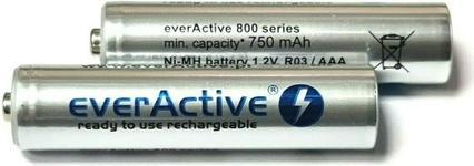 Actual product image Everactive Rechargeable batteries Ni-MH R6 AA 2000 mAh Silver Line - Battery - Mignon (AA) (2 pcs., AA, 2000 mAh)