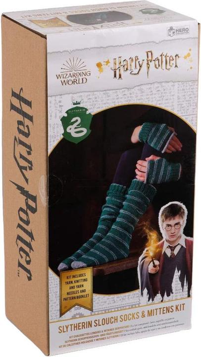 Produktbild Thumbs Up Harry Potter - Slytherin Strick Set Haussocken und Fäustlinge