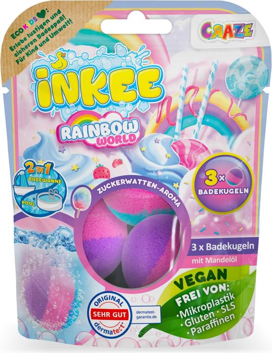 Immagine prodotto Craze Il mondo arcobaleno di Inkee (Bombe da bagno)