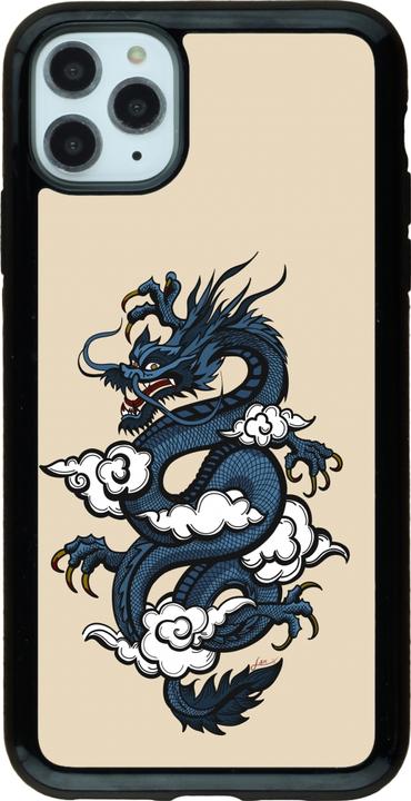 Actual product image PhoneLook Cover Hybrid Armor black Blue Dragon Tattoo (Apple iPhone 11 Pro Max)