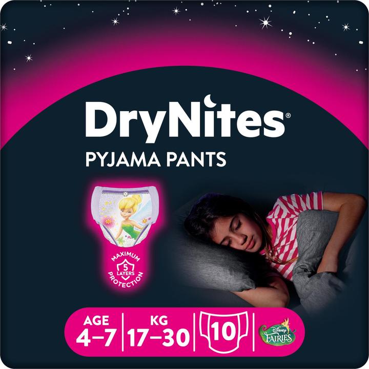 Image du produit Huggies DryNites (Taille M, Pack, 10 pièce(s))