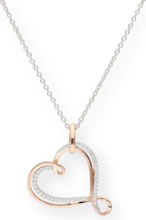 Bicolore, Plaqué or rose, Plaqué argent rhodié