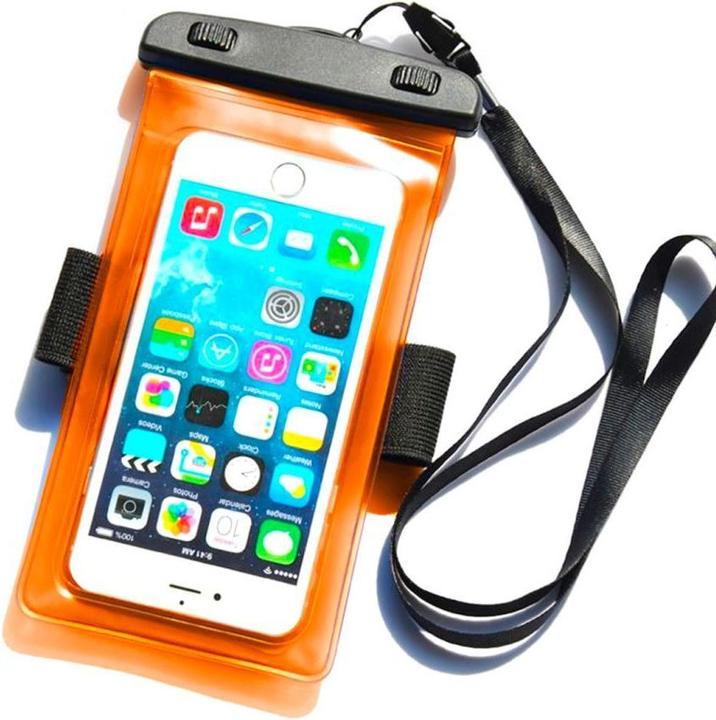 Produktbild Hurtel PVC waterproof armband phone case - orange