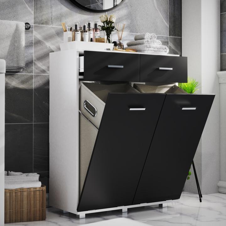 Produktbild VCM Wäscheschrank Landos (79 x 35 x 97 cm)