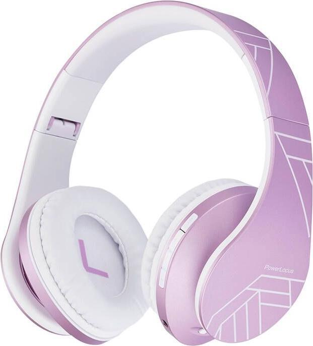Image du produit PowerLocus Casque sans fil pour enfants P2 (rose-blanc)