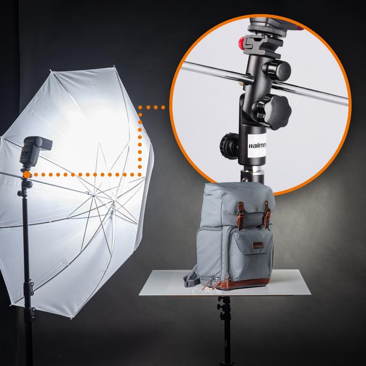 Immagine prodotto Walimex Porta flash e portaombrelli in metallo