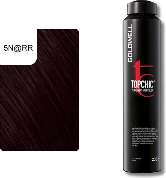 Image du produit Goldwell Topchic Elumenated (5N@RR brun clair éluminé rouge intense)