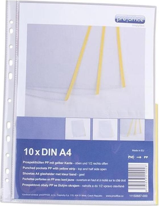 Actual product image Hwb Show bags crystal clear (A4, 10 x)
