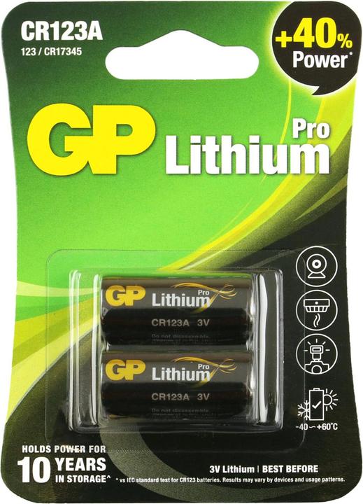 GP Batteries Batteries (2 Stk., RCR123A, 1300 mAh)