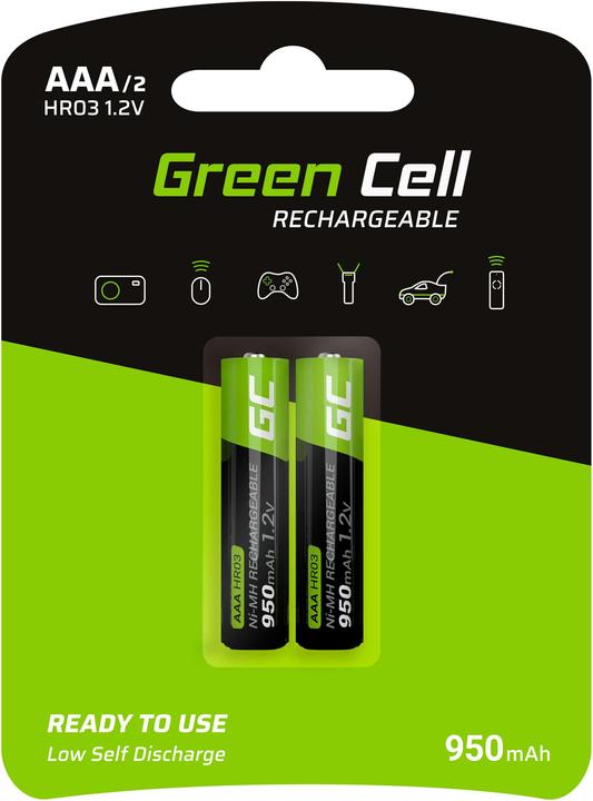Image du produit GreenCell Rechargeable (2 pcs, AAA, 950 mAh)