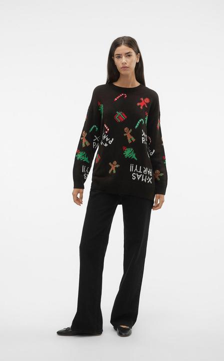 Actual product image Vero Moda VMXMASPARTY LS H/L O-NECK PULL. XMAS EXC Knitted Pullover (S)