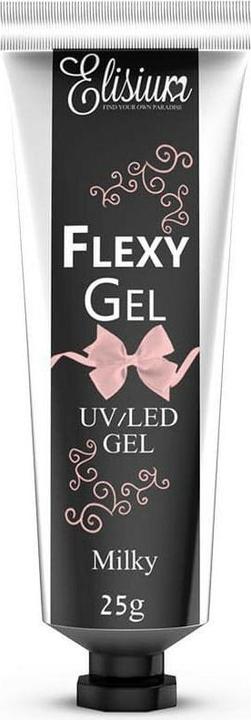 Produktbild Elisium Flexy Gel gel for nail extension Milky 25g (Haargel)