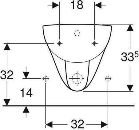 Actual product image Geberit Renova wall bidet white 233040000