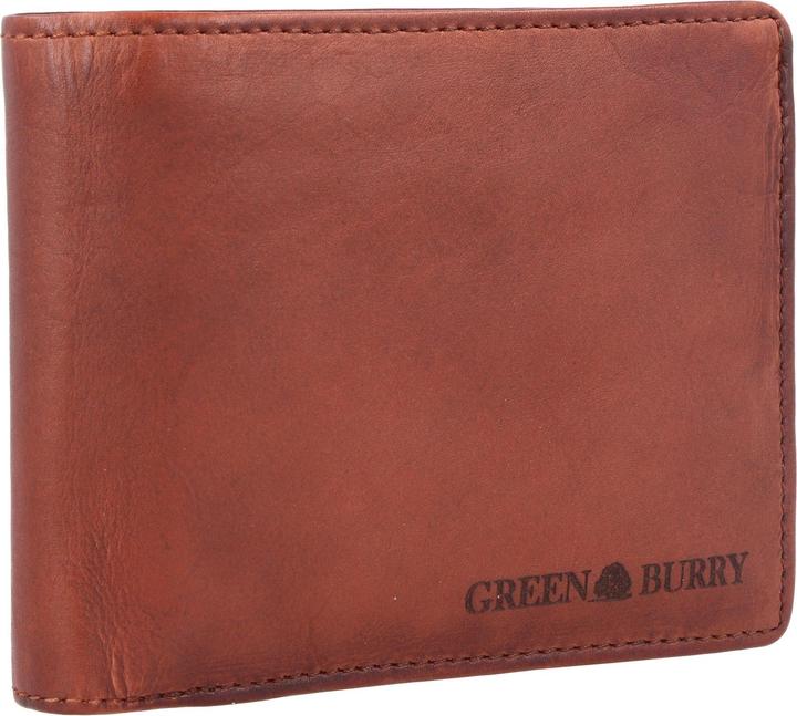 Greenburry Vintage Washed Geldbörse Leder 13 cm