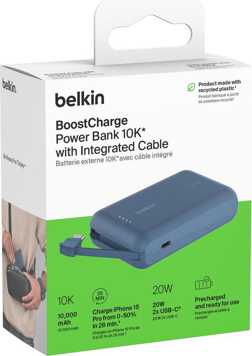 Actual product image Belkin BoostCharge (10000 mAh, 20 W, 37 Wh)