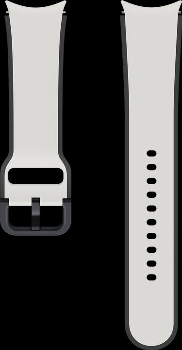 Actual product image Samsung Sport Bracelet Two-tone Sport Band Sand Gray (20 mm, Fluoroelastomer, Galaxy Watch 4, Galaxy Watch 5 Pro)