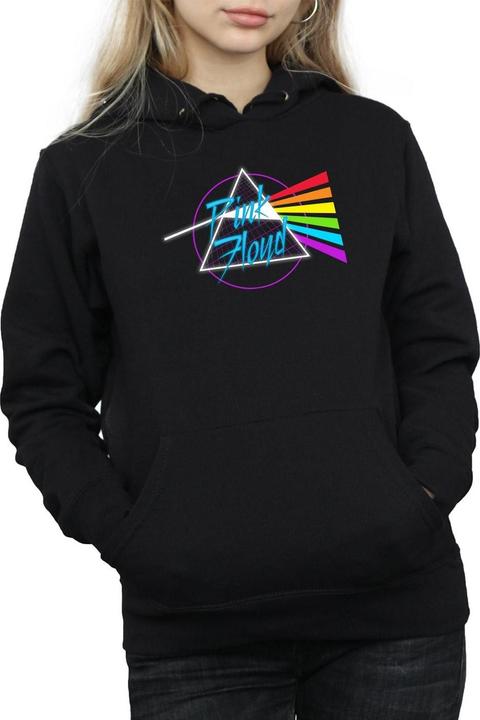 Actual product image Pink Floyd Womens/Ladies Neon Darkside Hoodie (XL)