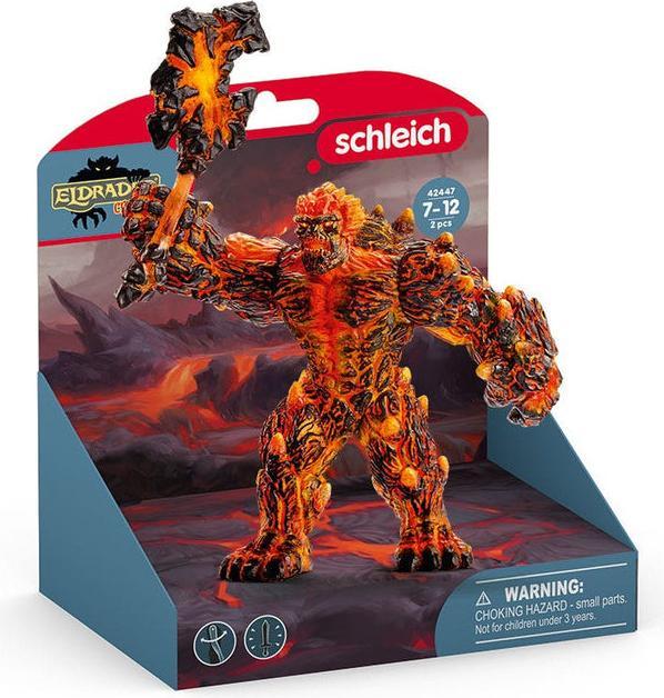 Actual product image Schleich Eldrador Creatures - Lava golem with weapon (42447)
