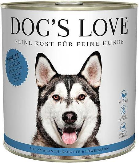 Immagine prodotto Dog's love Pesce adulto, amaranto, carota e dente di leone (Adulto, 1 pz., 800 g)