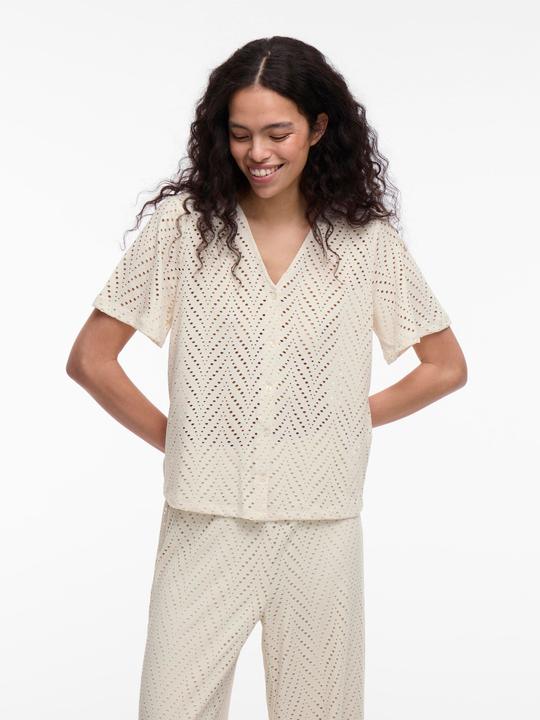 Actual product image Vila VIDELAIA V-Ausschnitt Kurzarmhemd (XS)