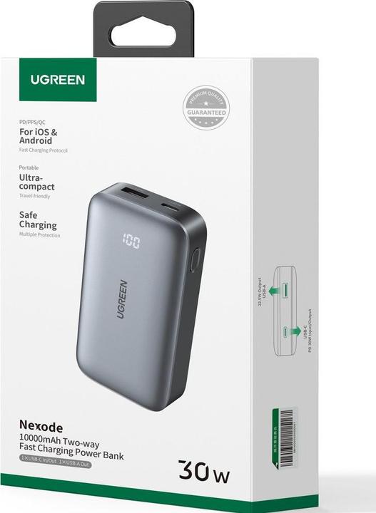 Produktbild Ugreen Mini Powerbank (10000 mAh, 30 W, 36 Wh)