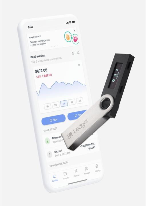 Produktbild Ledger Nano S (Litecoin, Zcash, Dash, Bitcoin, Vertcoin, Neo, Ether, Ubiq, Ethereum Classic, Ripple, Bitcoin Cash, Stellar, Komodo)