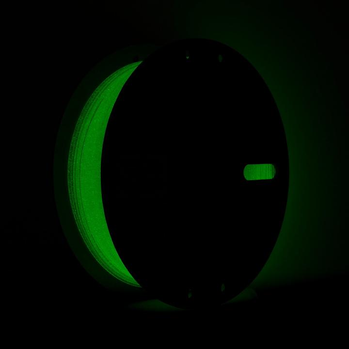 R3D PLA Glow in the Dark Mystery Neongrün Filament 1.75mm 1Kg (PLA, 1.75 mm, 1000 g, Grün)
