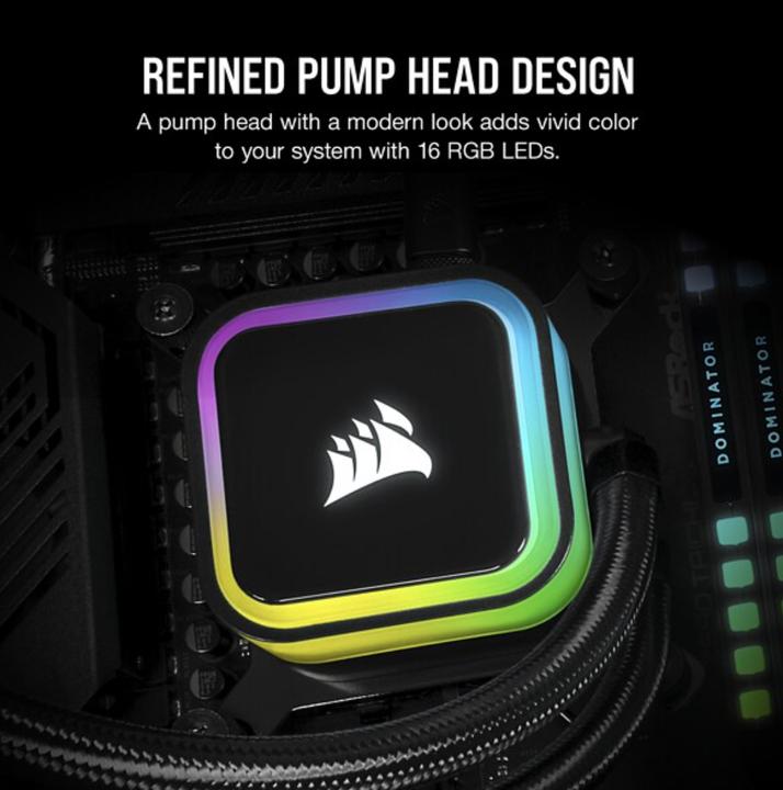 Actual product image Corsair WAK Cooling Hydro H115i iCUE Elite