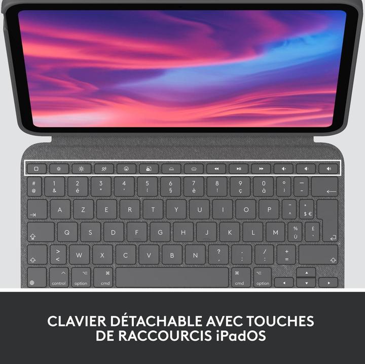Produktbild Logitech Combo Touch (CH, iPad 2022 (10. Gen))