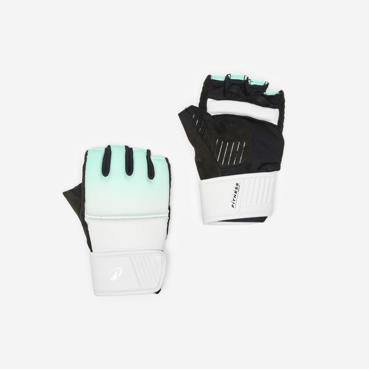 Actual product image Outshock Halbhandschuhe Cardioboxen Damen/Herren - hellgrün