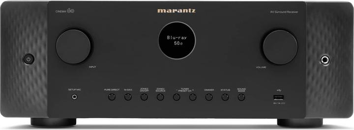 Immagine prodotto Marantz Cinema 60 ricevitore AV 7.2 con video 8K *nero* (7.2 canali, AM, FM)