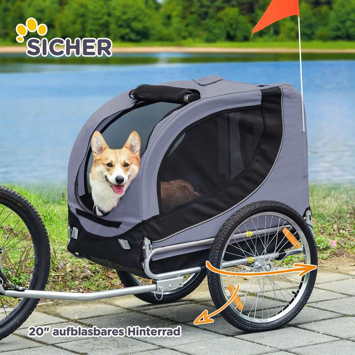 Actual product image PawHut Bicycle trailer for dogs