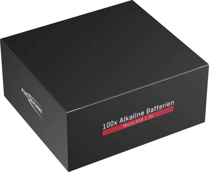 Productafbeelding Ansmann ANS 1521-0039 - Alkaline batterij AAA Micro 100-pack - Batterij (100 Pcs., AAA, 540 mAh)