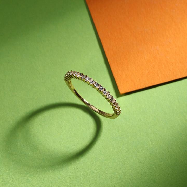 Immagine prodotto La Petite Story Elegante anello placcato oro con zirconi Argento LPS03AWV110 - Circuito: 56 mm (56, 925 Argento)