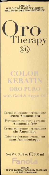 Produktbild Fanola Color Keratin Oro Puro 7/1 Rubio Ceniza 100ml (7.1)