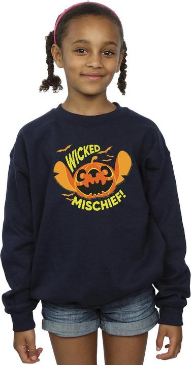 Produktbild Disney Lilo And Stitch Wicked Mischief Sweatshirt Mädchen (140, 146)