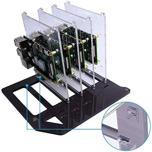 Image du produit GeeekPi Tour rack, boîtier 4 couches pour cluster Raspberry Pi