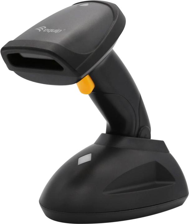 Produktbild equip Barcode Handscanner 1D Laser Wireless USB schwarz (1D-Barcodes)