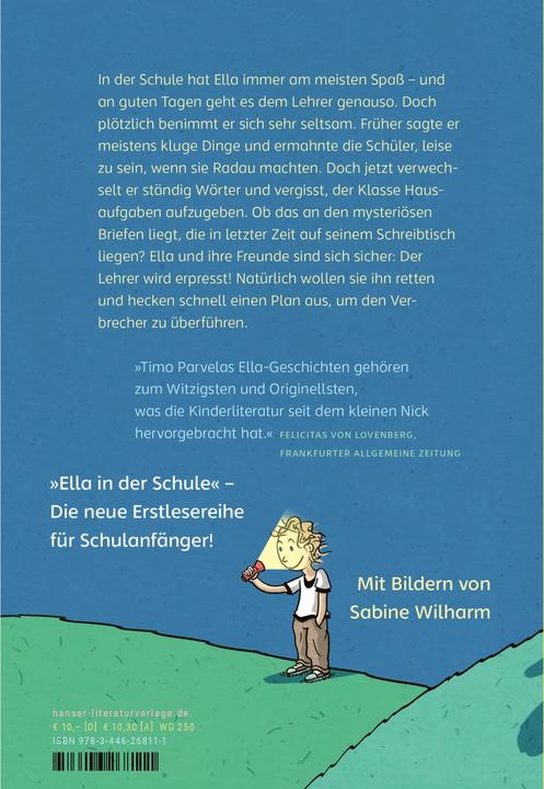 Produktbild Ella in der Schule - Abenteuer Schulanfang (Deutsch, Timo Parvela, Anu Stohner, Sabine Wilharm, Nina Stohner, 2020)