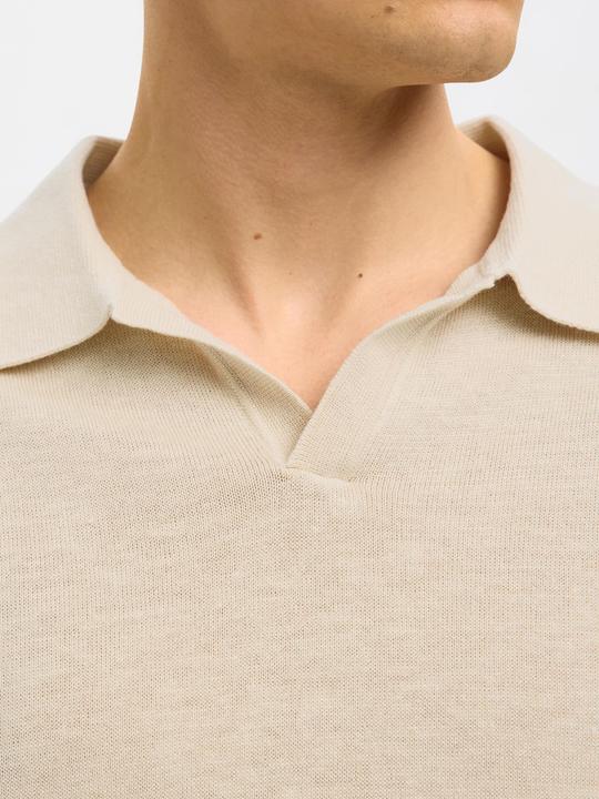 Actual product image Selected Homme Slhmattis Ss Knit Sun Open Polo Noos (L)