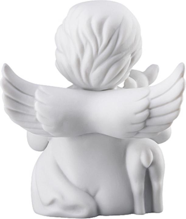 Produktbild Rosenthal Engel klein - Weiss matt - Engel mit Bambi