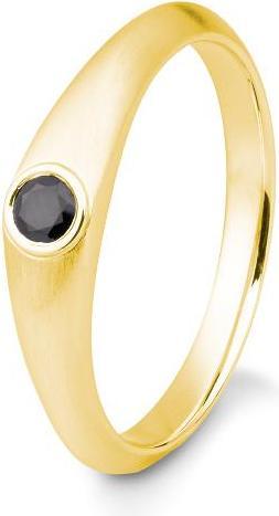 Image du produit Breuning BAGUE - BRILLANT 0,15 Ct. noir (62, Or 585/14 K)