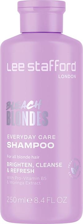 Lee Stafford Bleach Blondes Everyday Care Shampoo 250 ml (250 ml, Flüssiges Shampoo)