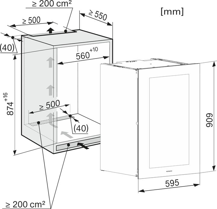 Produktbild Miele KWT 6422 iG-1 sw EB