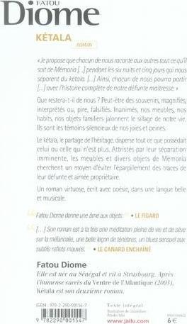 Image du produit Kétala (Français, Diome Fatou, 2007)