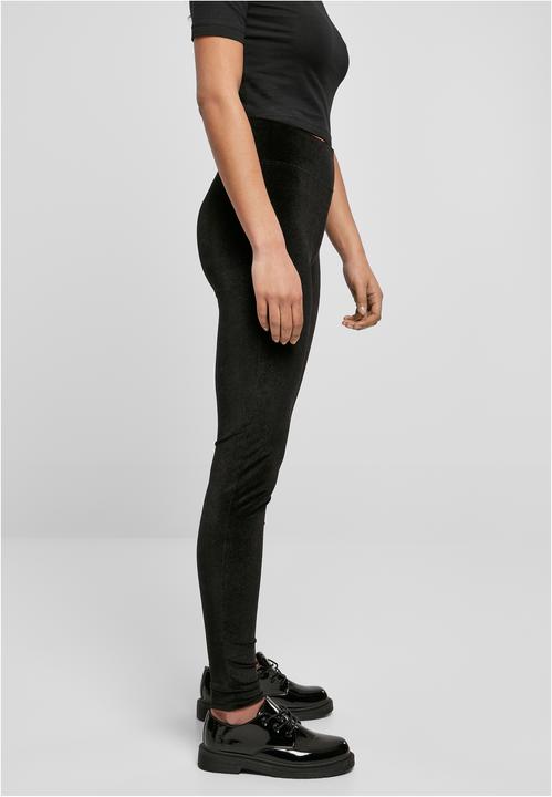 Immagine prodotto Urban Classics Leggings di velluto a vita alta da donna (L)