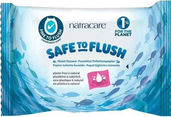 Actual product image Natracare Toilettenpapier feucht Safe to Flush (30 x)