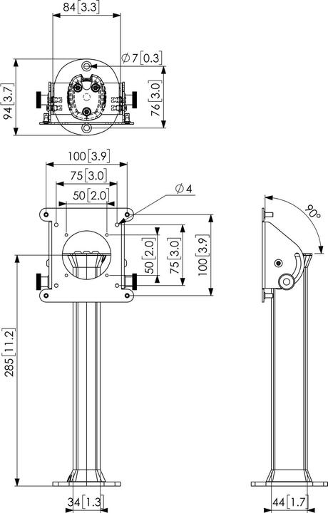 Actual product image Vogels Pta 3102
