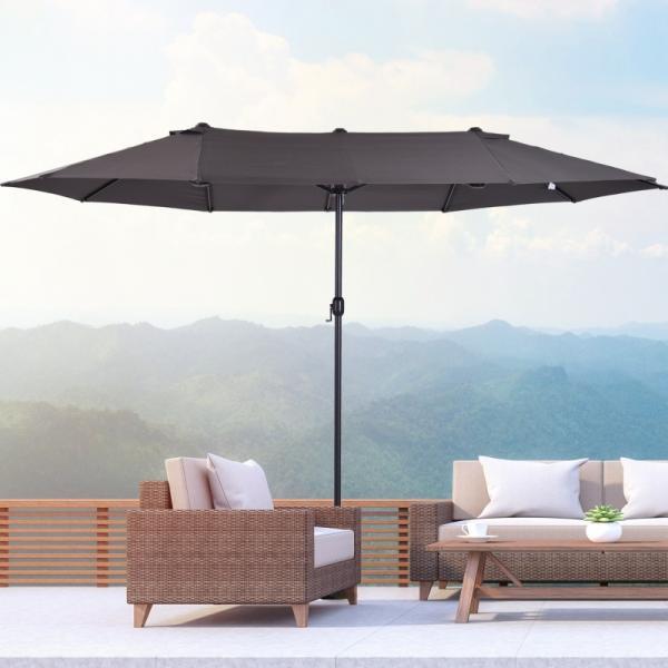 Immagine prodotto Outsunny Ombrellone con manovella (2.70 m)